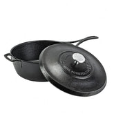 Blacklock 4 Quart Lightweight Cast Iron Deep Skillet With Lid