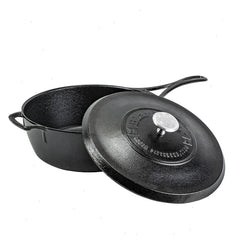 Blacklock 4 Quart Lightweight Cast Iron Deep Skillet With Lid